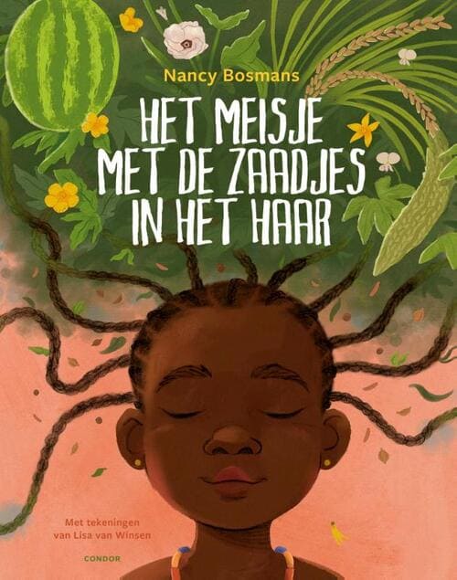 Cover van het prentenboek Het meisje met de zaadjes in het haar